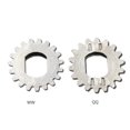 thumbnail image 2 of 18 teeth Para A1-a3 A4l-a6 A7-a8 Q5-q7 Tiguan Touareg 18/19 dientes engranaje de Motor de techo solar de coche, 2 of 5