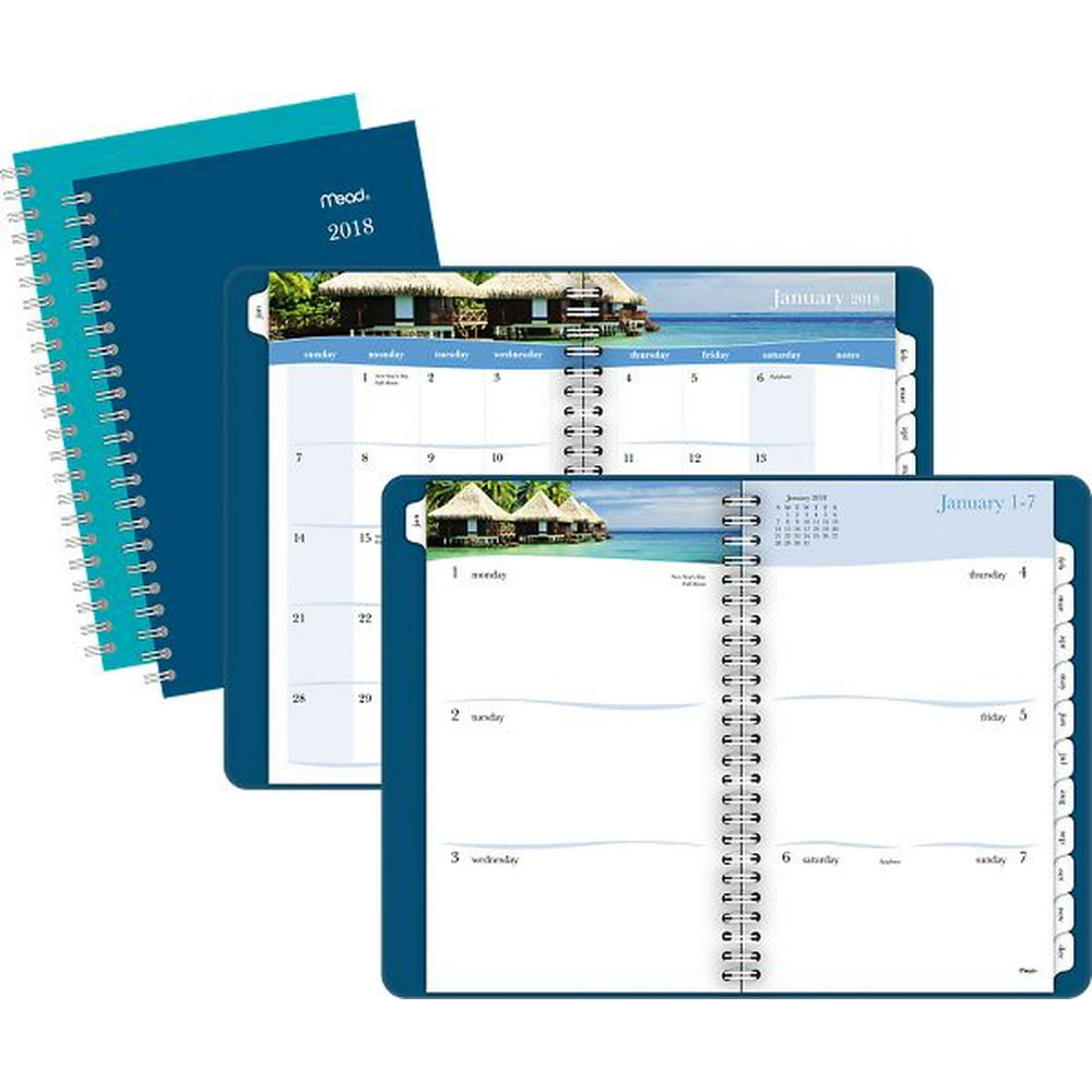Mead Tropical WeeklyMonthly Planner Weekly Monthly Planners