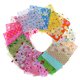 thumbnail image 2 of Lote de tela de con estampado Floral de 100 Uds para acolchado DIY para álbumes de recortes - Multicolor, 10x10cm Baoblaze Lote de tela de algodón, 2 of 8