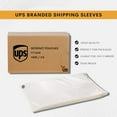 thumbnail image 7 of 5000 Pack UPS Shipping Label Pouches 6.5” x 10” - Packing Slip Envelope Sleeves with Self-Adhesive Peel & Seal - Clear Plastic & Waterproof Mailing Envelopes Ideal for Invoice & Packaging, 7 of 7