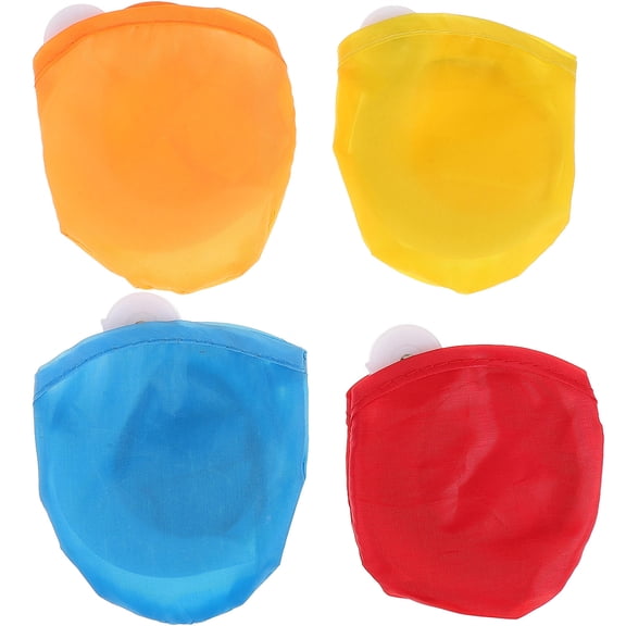 LOLIPPYY 4-Pack Blank Paper Fans Portable Foldable Handheld Fans for Graffiti, Decor, Cosplay, and Crafts