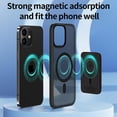 thumbnail image 3 of Strong Magnetic Case for iPhone 11 [Compatibilty with MagSafe] Protective Shockproof Cover Phone Case for iPhone 11 6.1" Matte Black, 3 of 13