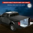 thumbnail image 3 of Mescukay Quad Fold Soft Folding Truck Bed Tonneau Cover Compatible for 2004-2008 Ford F150(Excl. 2004 Heritage),4-Folding Bed Cover, 6.5ft/78.9 inch Bed Fleetside, 3 of 7