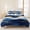 Dark Blue, variant on 3 Pieces Queen Quilt Set,Farmhouse Bear Camper Van Tree Soft Bedding Sets with 1 Quilt & 2 Pillow Shams,Vintage Wood Grain Summer Bedspread Lightweight Coverlet Comforter for All Season
