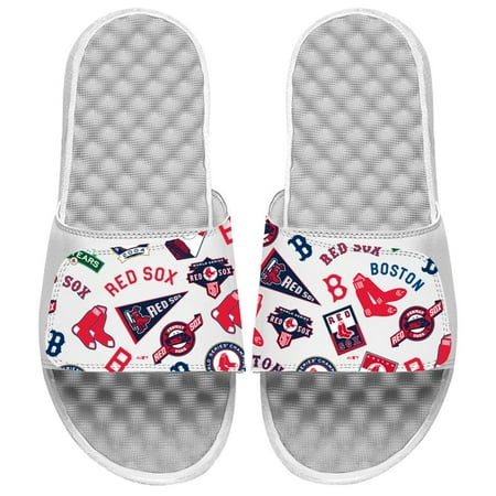 

ISlide White Boston Red Sox Cooperstown Collection Loudmouth Slide Sandals