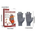thumbnail image 2 of Dnogom 1 Pair Arthritis Gloves For Men And Women - For Arthritic Joints - Open Finger Gloves, 2 of 8