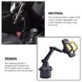 thumbnail image 3 of yingyy Voiture Réglable Porte-Gobelet Support de Téléphone Monter 360 Degrés Rotation Support Flexible Universel Téléphone Intelligent Support Intérieur Jaune, 3 of 6