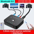 thumbnail image 2 of AMERTEER 3.5mm Audio Adapter Switcher Laptop Tablet Remote Control Bluetooth-compatible Receiver Switch Box Converter Multimedia Supplies, 2 of 9
