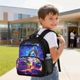 thumbnail image 4 of Jeiento Excavator Toddler Backpack for 2-5 Year Old Kids, 13.5 Inch Preschool Bag for Boys & Girls, Lightweight Bookbag with 2 Front Pockets, 4 of 7