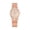 Beige#1_AF06, variant on Rose Gold Watch for Women Mesh Strap Fashion CasualQuartz Ladies Watch Coffee