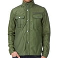 thumbnail image 3 of G-Star Raw Mens Button Placket Jacket Size-XX-Large Color-Sage, 3 of 4