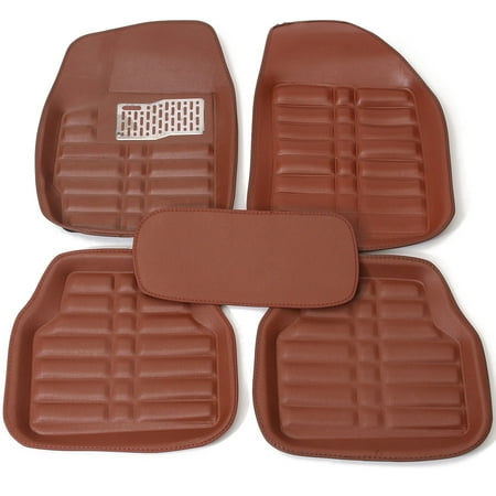 5pcs Universal Waterproof Auto Carpet Car Van Truck Floor Mats Set 5pcs Universal Waterproof Auto Carpet Car Van Truck Floor Mats Set Front Rear Liner Mat