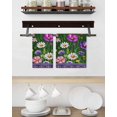 thumbnail image 3 of Spring Flowers Kitchen Dish Towels for Drying Dishes Set of 3, Boho Botanical Budding Garden Florals Waffle Weave Microfiber Hand Tea Bathroom Towels Quick Dry & Absorbent Towel 15.7x23.6, 3 of 7