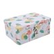 thumbnail image 4 of 2Pcs Tinplate Storage Box Flamingo Leaves Pattern Multi Purpose Rectangular Tin Box with Locks Keys for Family Office, 4 of 4