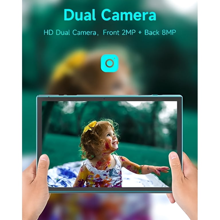 10 Inch Android 11 Tablet, Quad-Core, 32GB ROM 2GB RAM, 8MP Camera