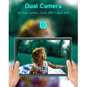 10 Inch Tablet, Android 14 Tablet, Quad-Core Processor Tableta Computer with 32GB ROM 6GB RAM 8MP Camera WiFi BT 10.1 in HD Display, 6000mAh Long Battery Life Tablet. Navy