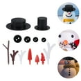 thumbnail image 3 of 302pcs Xmas Snowman Decorations Outdoor Snowman Set Winter Snowman Accessories, 3 of 8