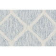 thumbnail image 3 of Feizy Belfort Transitional Trellis & Lattice, Blue/Ivory, 5' x 8' Area Rug Easy Care Stain Resistant Fade Resistant Cottage Geometric Floor Rug for Living room Bedroom, 3 of 5