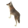 thumbnail image 1 of ziyahi Simulation Animals Model Figure Kids Educational Toy Decor Brown Wolf, 1 of 8