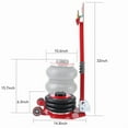 thumbnail image 2 of Towallmark 3 Ton 6600LBS Triple Bag Air Jack, Pneumatic Lift With 6 Steel Pipes, 5.91-15.75 Inch Adjustable Height, 3.5s Fast Lifting, For Cars Trucks Garages Auto Repair, 2 of 8