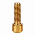 thumbnail image 4 of M Buder 4Pcs M6x18mm Tornillos de Freno de Disco para Bicicleta (Dorado) Aleación Premium Accesorios Ciclismo Montaña Fijación Segura, 4 of 9