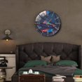 thumbnail image 3 of Reloj de pared acrílico de 30cm, relojes de modernos con números arábigos que no hacen tictac, para dortorio, hogar, cafeter, decoración de Estilo B Baoblaze Reloj de pared, 3 of 8