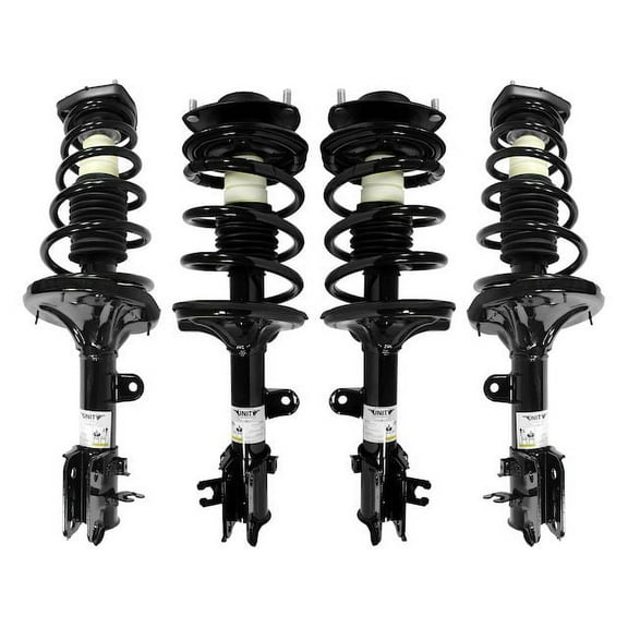Front and Rear Strut and Coil Spring Assembly 4 Piece Kit - Compatible with 2005 - 2009 Hyundai Tucson 2006 2007 2008