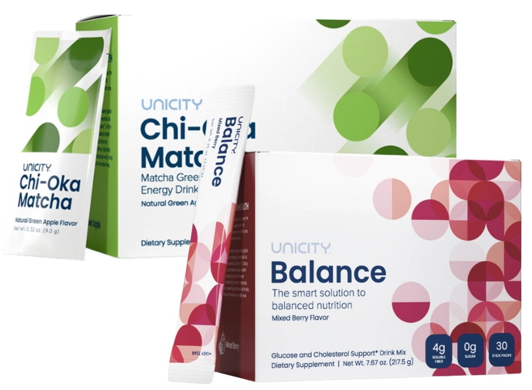 Unicity Duo Tea – Unimate Ginger Lemon Flavor (30 Packets) and