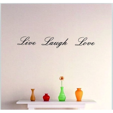 Live Laugh Love wall art sticker vinyl decal quote wall decal Removable ...
