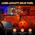 thumbnail image 5 of JMEXSUSS Orange Solar Halloween Lights Outdoor, 320 LED 9.8ft x 6.6ft Solar Net Lights Outdoor Waterproof, Solar Lights with 8 Modes Remote for Halloween Decorations, 5 of 6