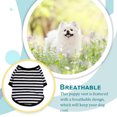 thumbnail image 4 of Greeniant Chaleco para cachorros Suministros exquisitos para mascotas Ropa para perros Sin hebillas Camisa para cachorros de estilo simple Sudadera Ropa para mascotas Negro L Greeniant PT003822-08B, 4 of 6
