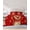 Red, variant on 3 Piece Twin Sheet Set Merry Christmas Sheets Set for Twin Size Bed, Breathable Soft Microfiber Bed Sheets Cooling Red Winter Xmas Cartoon Deer Snowflake Fitted Sheet Deep Pocket, Pillowcases