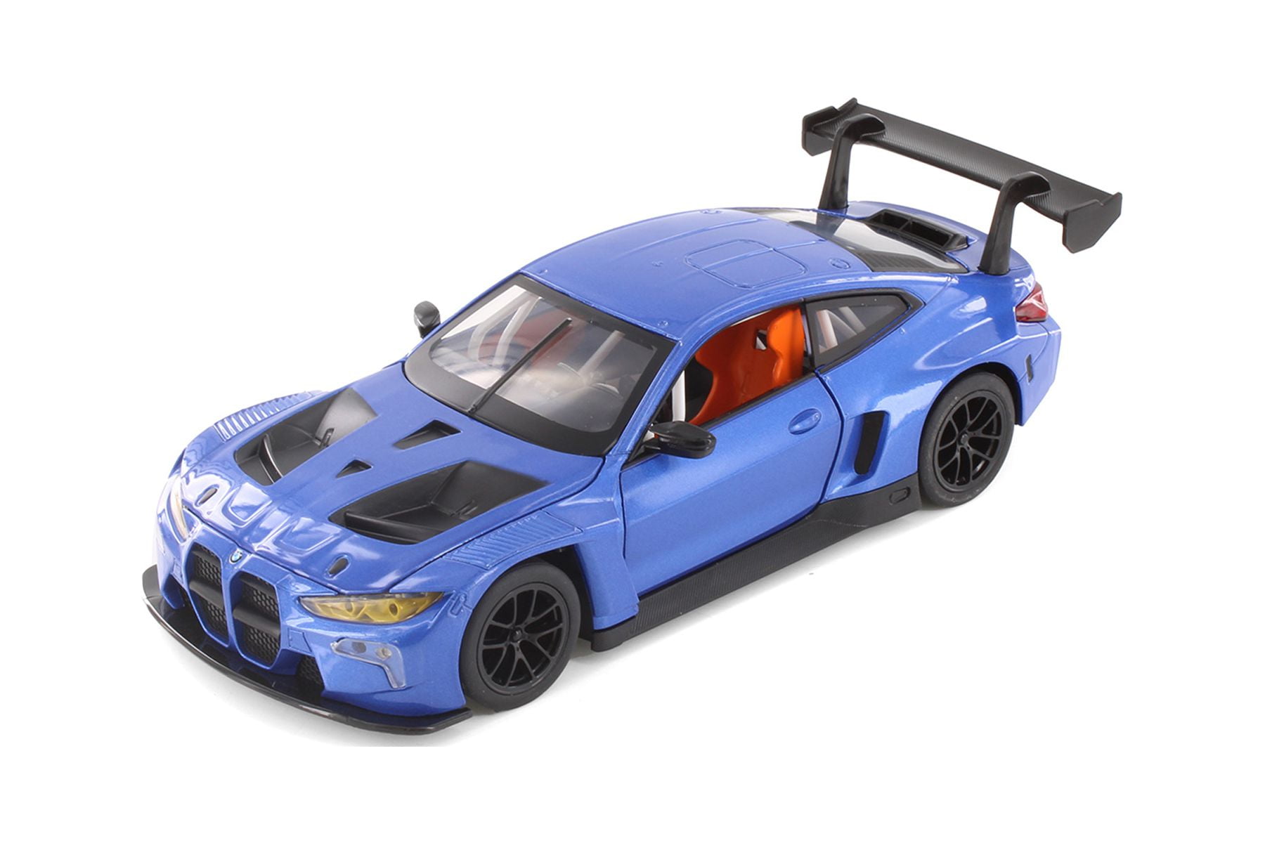 Box of 4 BMW M4 GT3 Sports Car Assortment - Showcasts 68277D - 1/24 Scale Diecast Model Cars