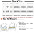 thumbnail image 3 of Scyoekwg Sports Bras for Women Plus Size Solid Color Soft Ultra Light Bras Underwear Trendy Yoga Comfortable Wireless Underwear Sports Bras Sports Bras Watermelon Red XXXXXL, 3 of 3