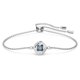 thumbnail image 1 of Pulsera Swarovski Una Angelic Cristal Rodio Azul Oscuro, 1 of 5