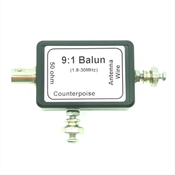 New 9: 1 Balun Long Line Antenna Impedance Converter Balun 1.8-30MHz,1 * Antenna Impedance Converter