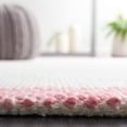thumbnail image 4 of SAFAVIEH Natura Marina Striped Wool Area Rug, Ivory/Pink, 5' x 8', 4 of 8
