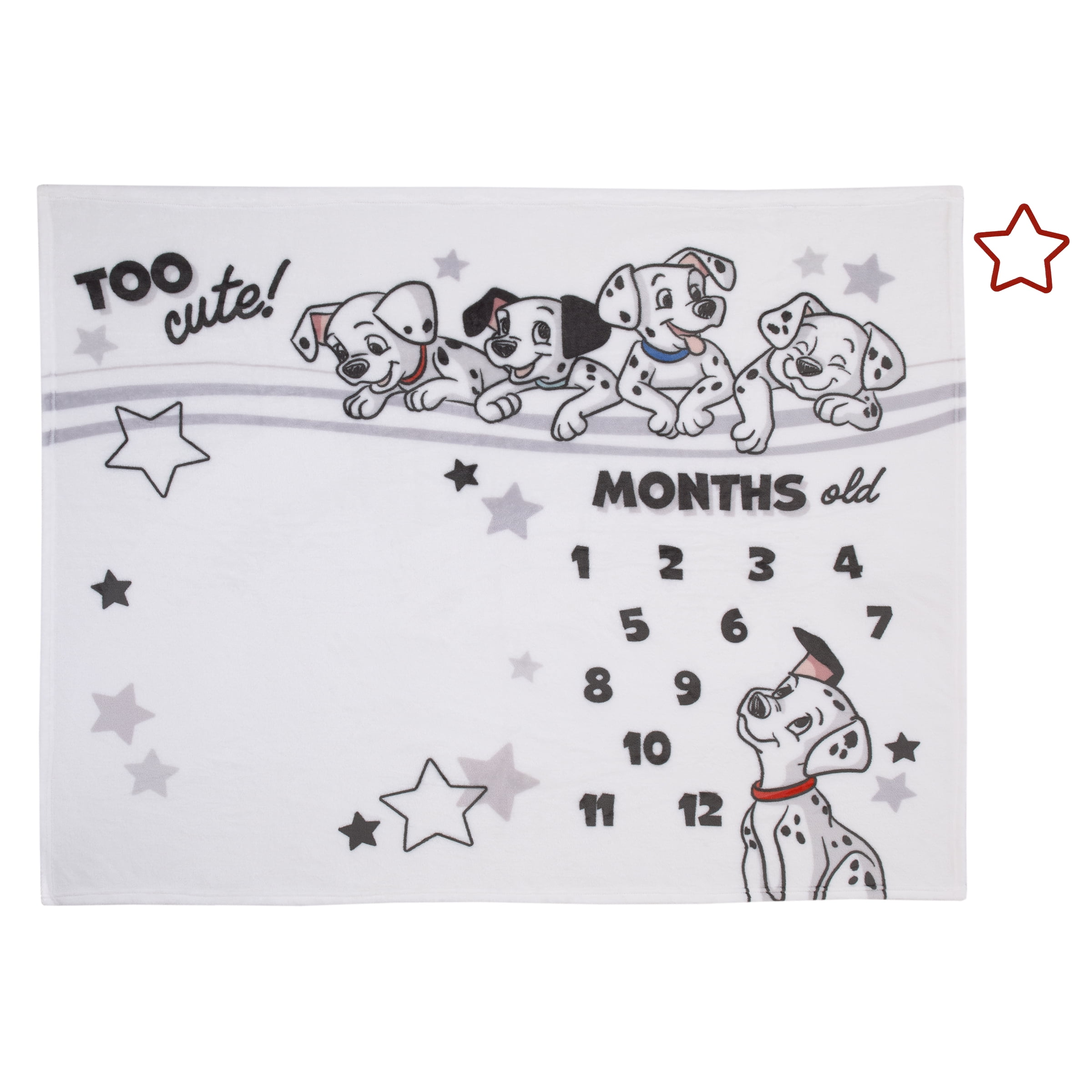 Disney Toy Story Blue Photo Op Milestone Baby Blanket Walmart
