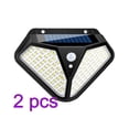 thumbnail image 1 of Wall Light Solar Power 102LED Motion Yard Light IP55 Waterproof Cordless Garden Pathway Security Lamp【2PCS】, 1 of 9