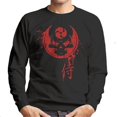 thumbnail image 1 of Samurai Death Skull Men's Sweatshirt, 1 of 2