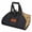 Black, variant on Heavy Duty Firewood Log Carrier Bag Canvas Waxed Wood Boat Bag Firewood Holder for Fireplaces Camping