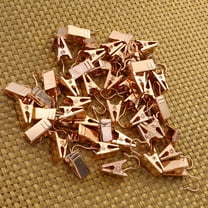 Mobutofu 100Pcs Iron Window Curtain Hooks for Home Decor and Bathroom Use