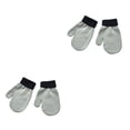 thumbnail image 3 of Minnieouse 1 par de manoplas para niños Manoplas para niños pequeños para exteriores Gris claro gris claro 2piezas Minnieouse CBP300556, 3 of 6