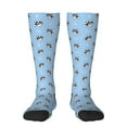 thumbnail image 1 of Fotbe French Bulldog Puppy Calcetas Divertidas Estampadas para Hombre y Mujer, Calcetas de Algodón hasta la Rodilla para Caminar, Correr, Enfermería y Embarazo, 1 of 6