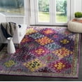 thumbnail image 2 of SAFAVIEH Monaco Sally Geometric Area Rug, Purple/Multi, 6'7" x 6'7" Square, 2 of 5