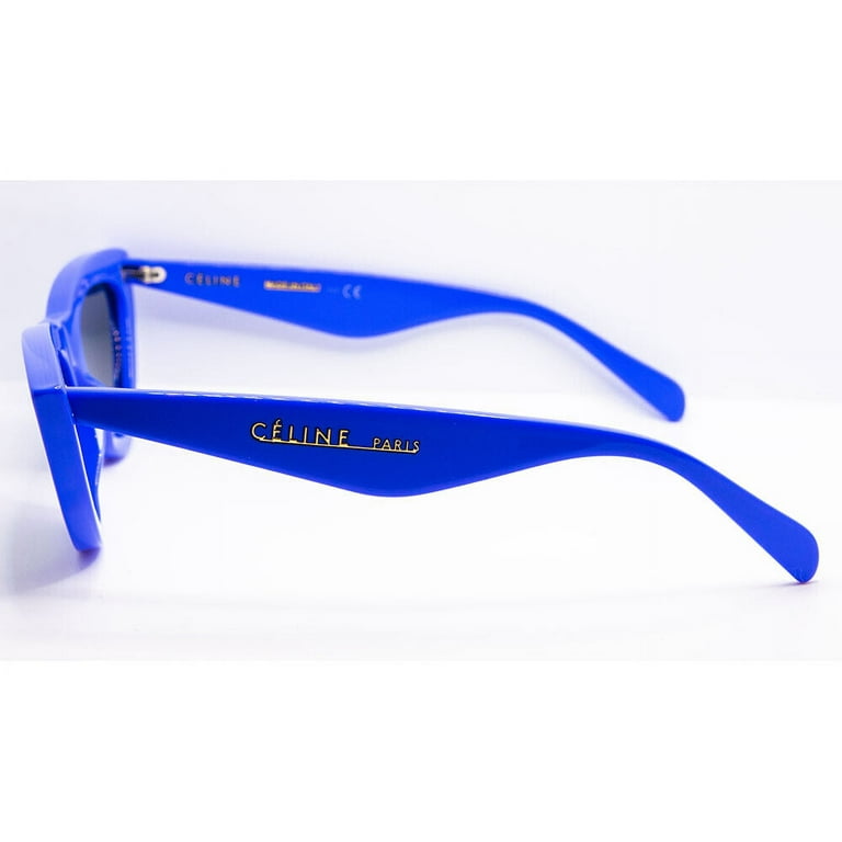Celine CL 400191 92N Blue Frame Gray Lens Sunglasses Medium Fit 56mm Walmart