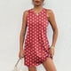 thumbnail image 4 of Vestido de Verano para Mujeres, Vestido de Cuello Redondo sin Mangas de Bolsillo de Impresión de Moda Casual Hecha de 95% Poliéster 5% Spandex para Primavera Verano, Vestido Sexy para Mujeres, 4 of 6