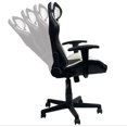 thumbnail image 3 of ViscoLogic Formula Height Adjustable Swivel Home Chair Computer Gaming Chair, Computer Chair (White & Black), 3 of 3