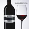 thumbnail image 1 of SoarUp Termómetro de Vino, termómetro de Pulsera de Acero Inoxidable para Botella de Cerveza/vinos tintos (Pantalla LCD) Ecomeon no, 1 of 6