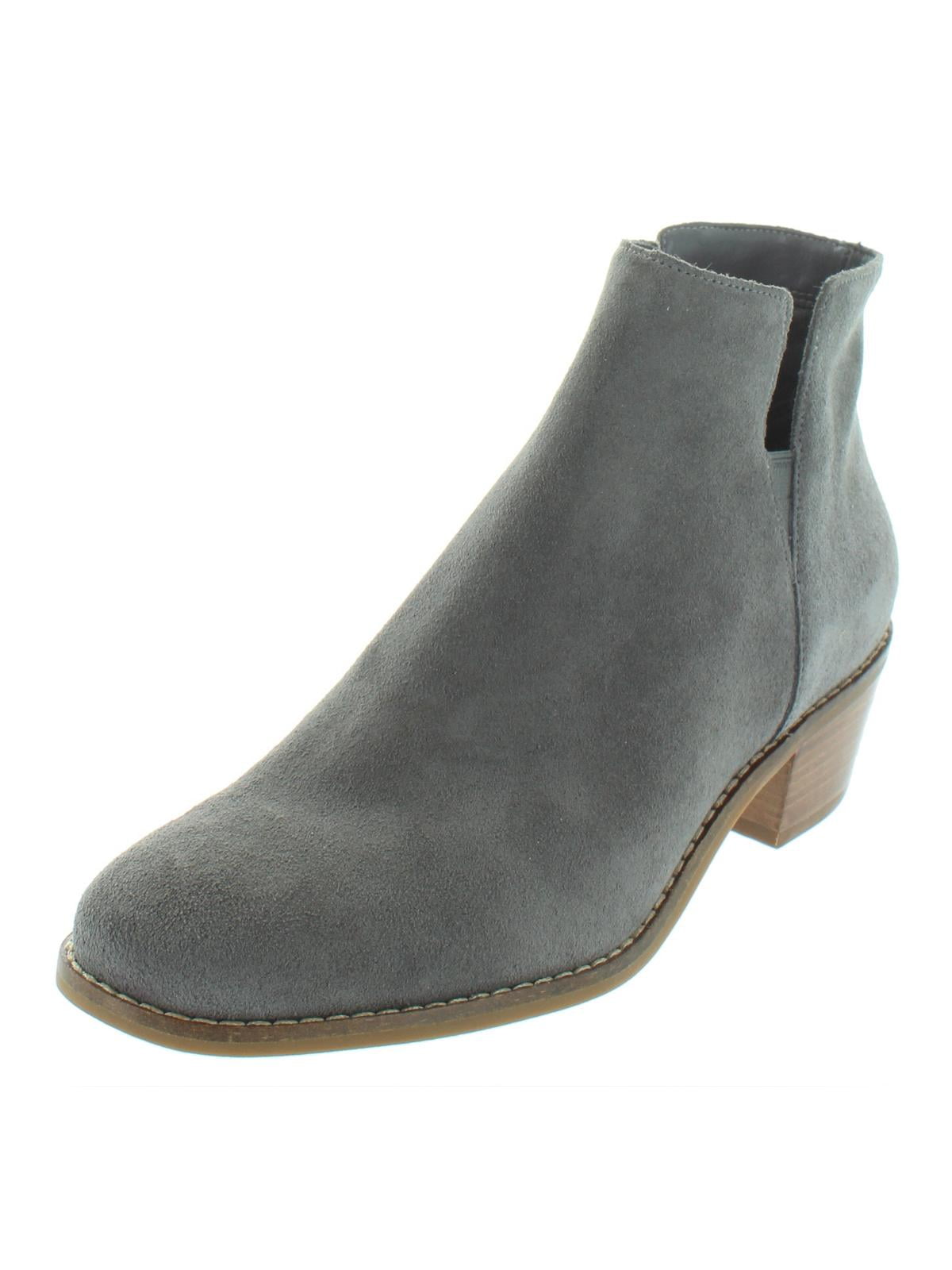 Cole Haan - Cole Haan Womens Abbot Suede Ankle Booties Gray 5 Medium (B ...